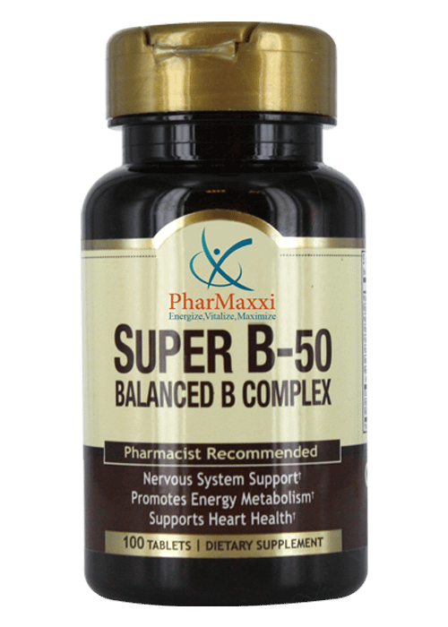 Super B-50 (Balanced B Complex) - PHARMAXXI، Vitamins, Dietary ...